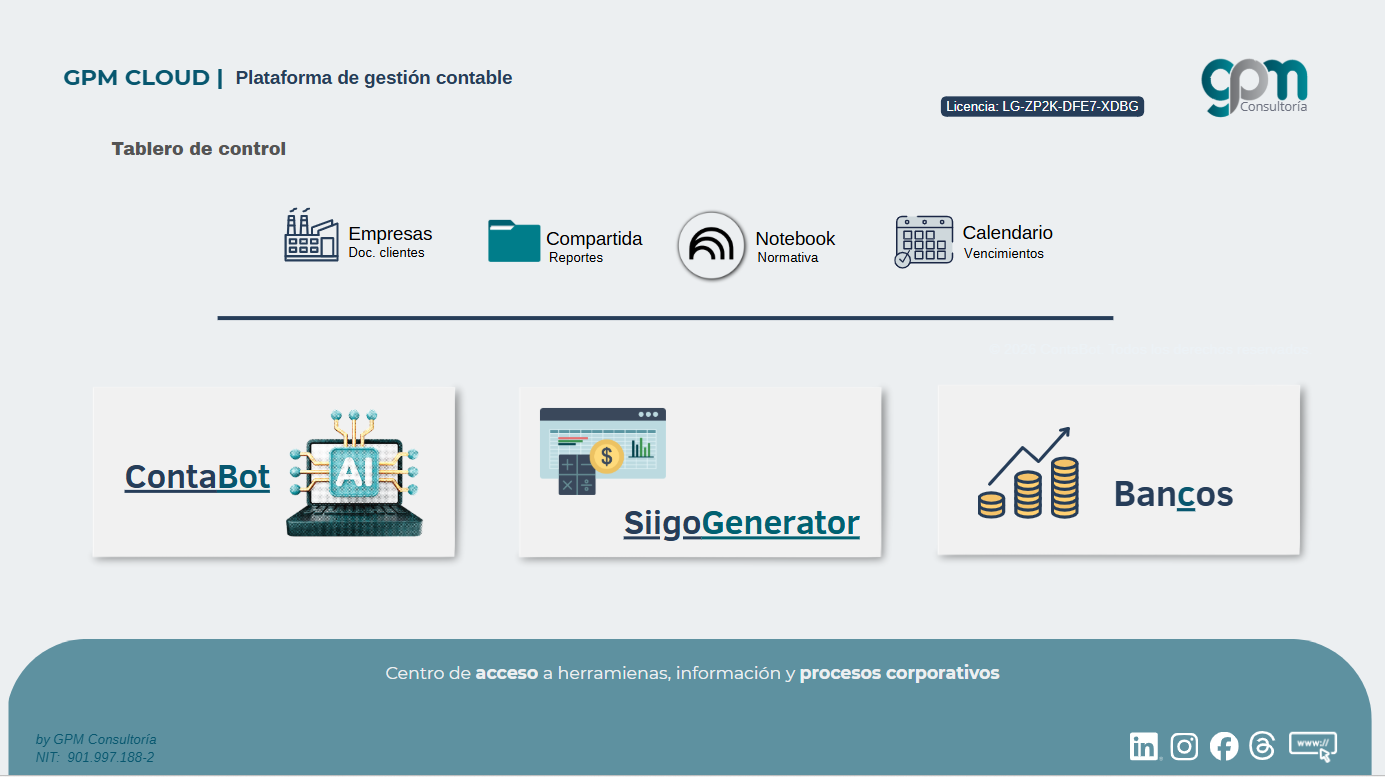 Plataforma de gestión contable